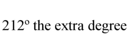 212º THE EXTRA DEGREE trademark