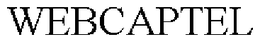WEBCAPTEL trademark