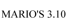 MARIO'S 3.10 trademark