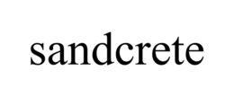 SANDCRETE trademark