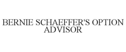 BERNIE SCHAEFFER'S OPTION ADVISOR trademark