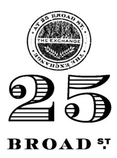 THE EXCHANGE AT 25 BROAD ST. THE EXCHANGE 25 BROAD ST. trademark