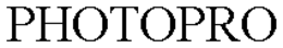 PHOTOPRO trademark