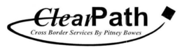 CLEARPATH CROSS BORDER SERVICES BY PITNEY BOWES trademark