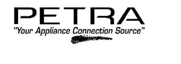 PETRA "YOUR APPLIANCE CONNECTION SOURCE" trademark
