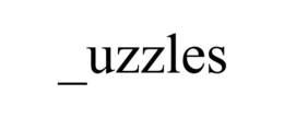 _UZZLES trademark