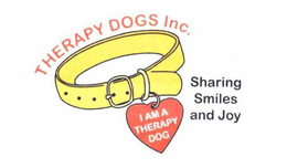 THERAPY DOGS INC. SHARING SMILES AND JOY I AM A THERAPY DOG trademark