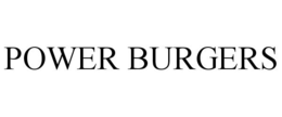 POWER BURGERS trademark