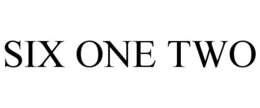 SIX ONE TWO trademark