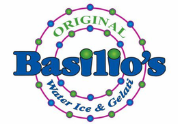 BASILIO'S ORIGINAL WATER ICE & GELATI trademark