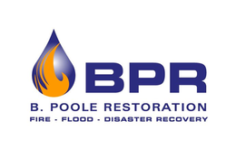 BPR B. POOLE RESTORATION FIRE · FLOOD · DISASTER RECOVERY trademark