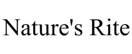NATURE'S RITE trademark