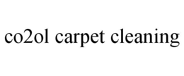 CO2OL CARPET CLEANING trademark