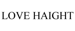 LOVE HAIGHT trademark