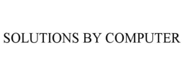 SOLUTIONS BY COMPUTER trademark
