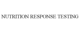 NUTRITION RESPONSE TESTING trademark