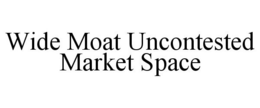 WIDE MOAT UNCONTESTED MARKET SPACE trademark