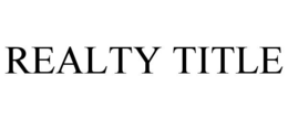 REALTY TITLE trademark