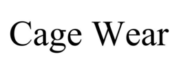 CAGE WEAR trademark