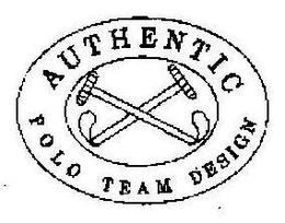 AUTHENTIC POLO TEAM DESIGN trademark