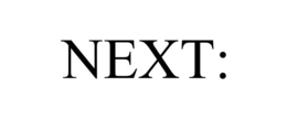 NEXT trademark