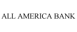 ALL AMERICA BANK trademark