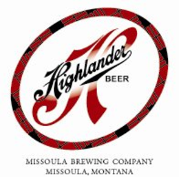 H HIGHLANDER BEER MISSOULA BREWING COMPANY MISSOULA, MONTANA trademark