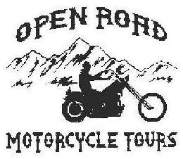 OPEN ROAD MOTORCYCLE TOURS trademark
