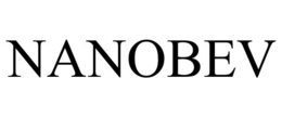 NANOBEV trademark