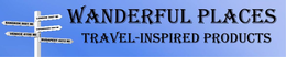 WANDERFUL PLACES TRAVEL-INSPIRED PRODUCTS LONDON, BANGKOK, COPENHAGEN, VENICE AND BUDAPEST trademark