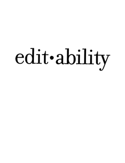EDIT·ABILITY trademark