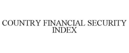 COUNTRY FINANCIAL SECURITY INDEX trademark