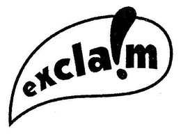 EXCLA!M trademark