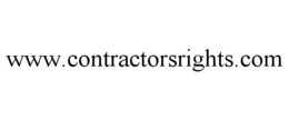 WWW.CONTRACTORSRIGHTS.COM trademark