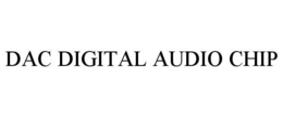 DAC DIGITAL AUDIO CHIP trademark