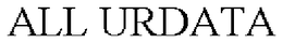 ALL URDATA trademark