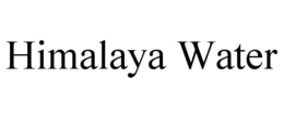 HIMALAYA WATER trademark