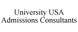 UNIVERSITY USA ADMISSIONS CONSULTANTS trademark
