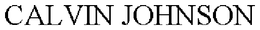 CALVIN JOHNSON trademark