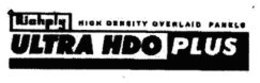 RICHPLY HIGH DENSITY OVERLAID PANELS ULTRA HDO PLUS trademark