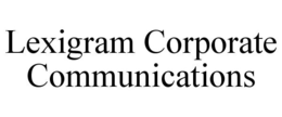 LEXIGRAM CORPORATE COMMUNICATIONS trademark