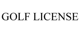 GOLF LICENSE trademark