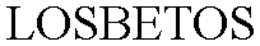 LOSBETOS trademark