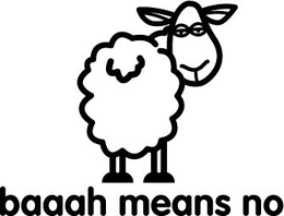 BAAAH MEANS NO trademark