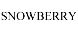 SNOWBERRY trademark