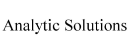 ANALYTIC SOLUTIONS trademark