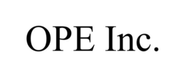 OPE INC. trademark