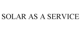 SOLAR AS A SERVICE trademark