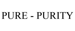 PURE - PURITY trademark