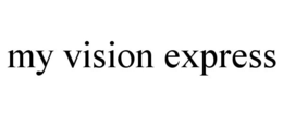 MY VISION EXPRESS trademark